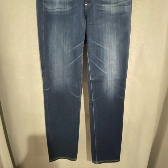 AG Adriano Goldschmied Prima Crop Jeans Size 28 Dark Wash Slim Straight - Picture 7 of 8